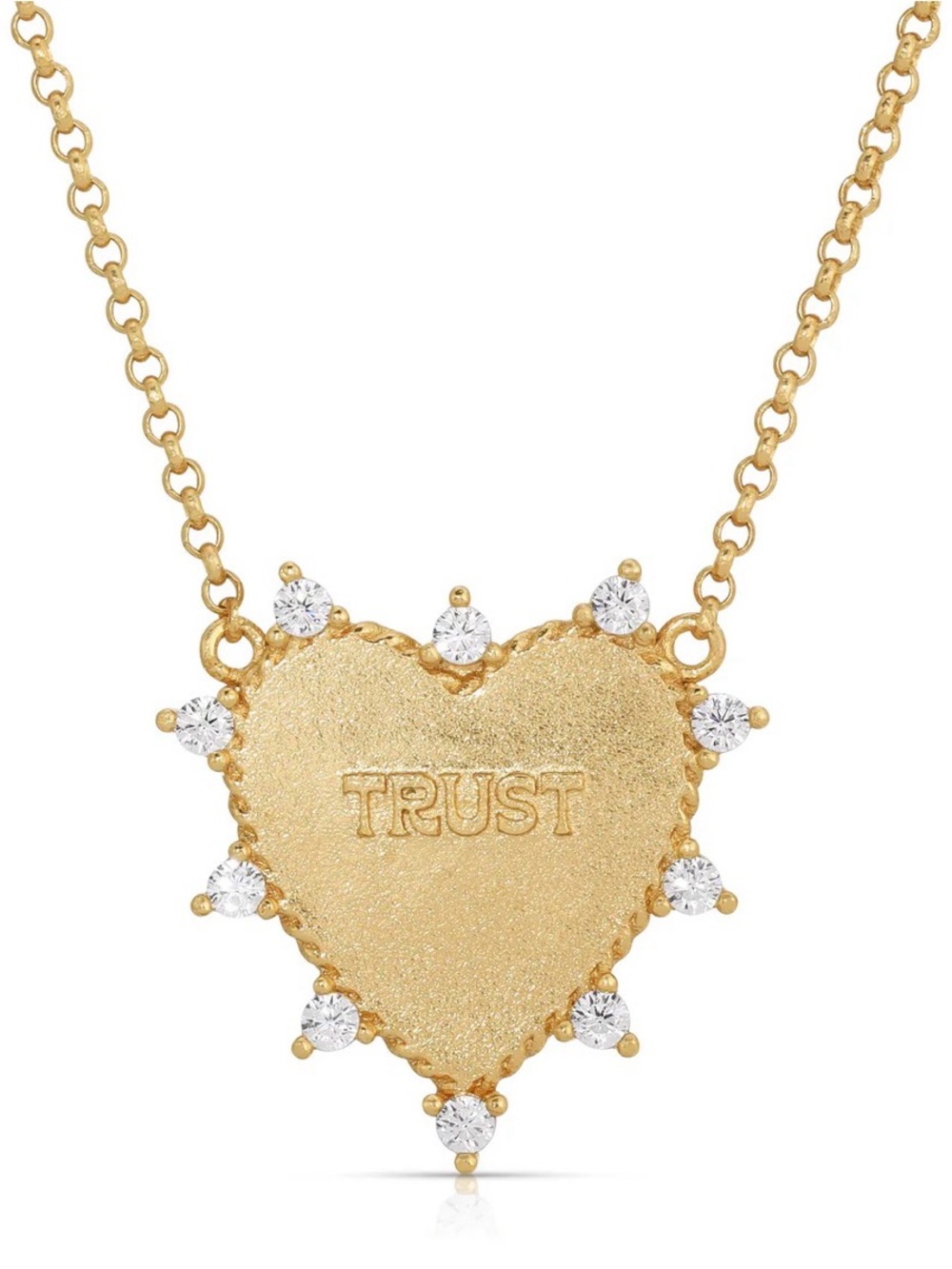Joy Dravecky - HEART OF TRUST NECKLACE - GOLD